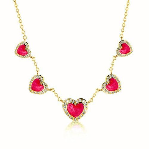 Buy this stunning girl’s heart charm necklace from Chanteur