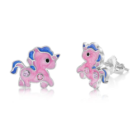 Buy this stunning girl’s little pony crystal earring from Chanteur