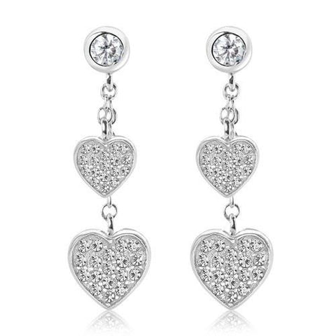 Buy this stunning girl’s heart dangle earring from Chanteur