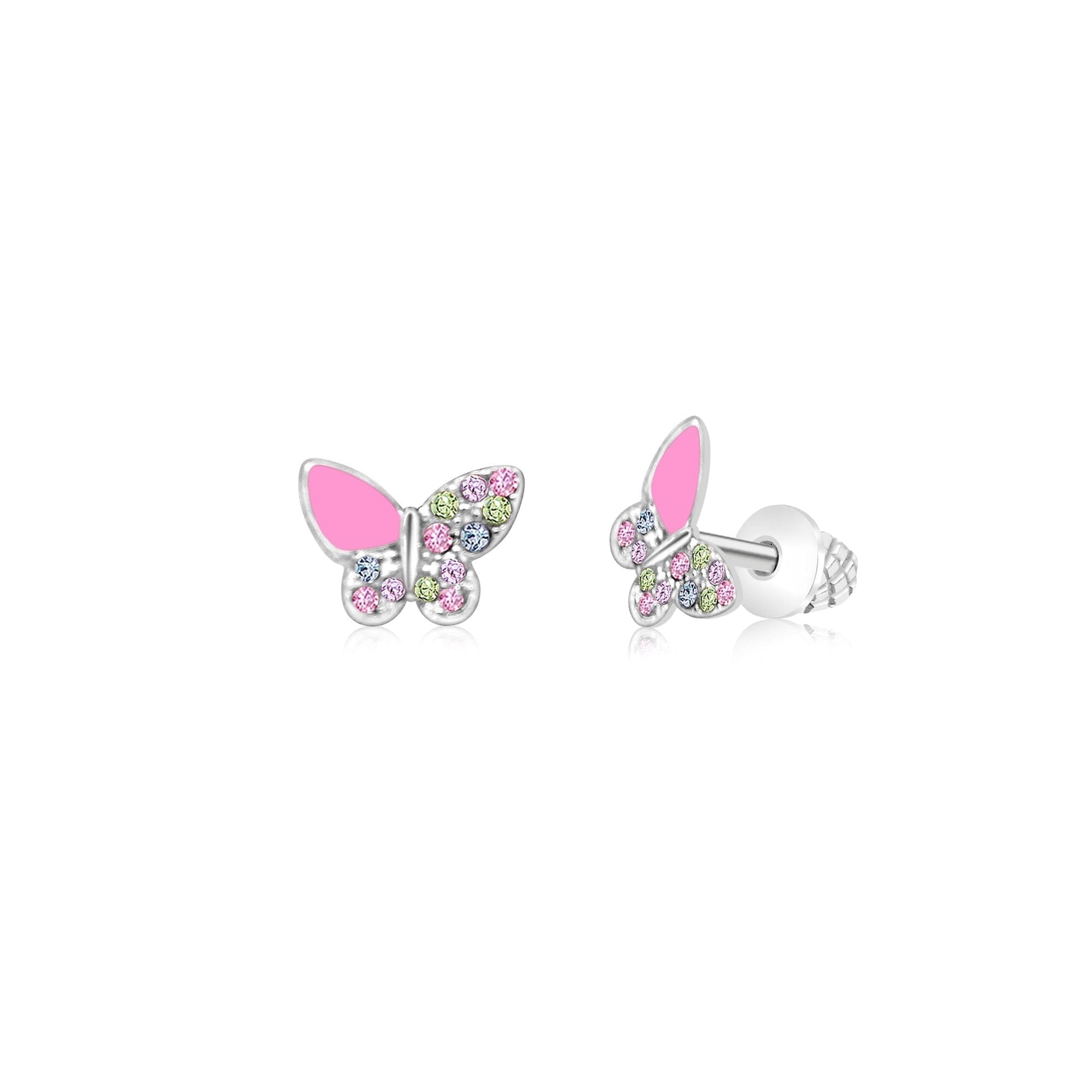 butterfly stud earrings