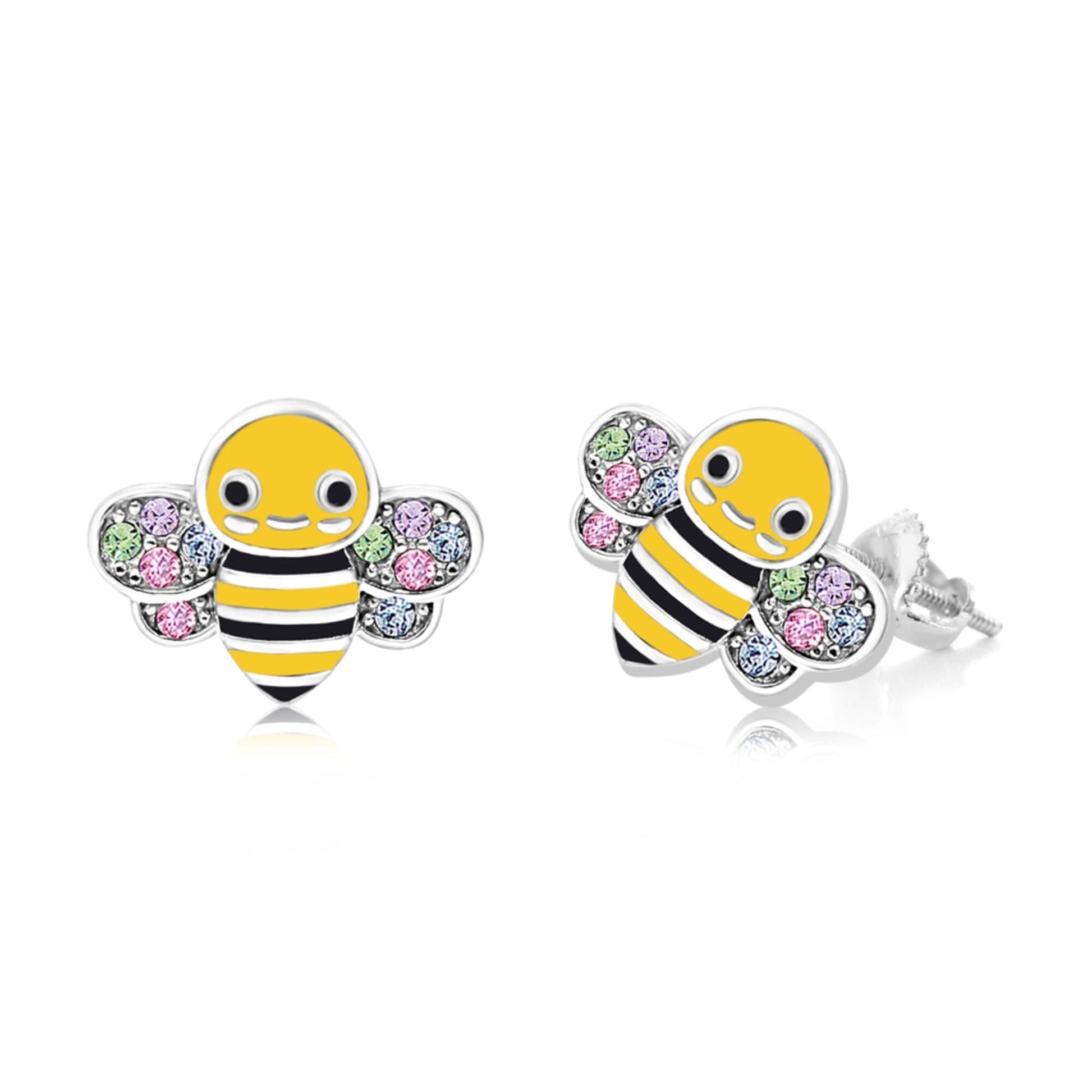 honeybee multi color earrings