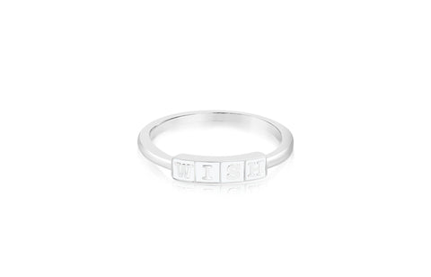 Wish Round White Gold Plated Girl's Rings Earth2Jane