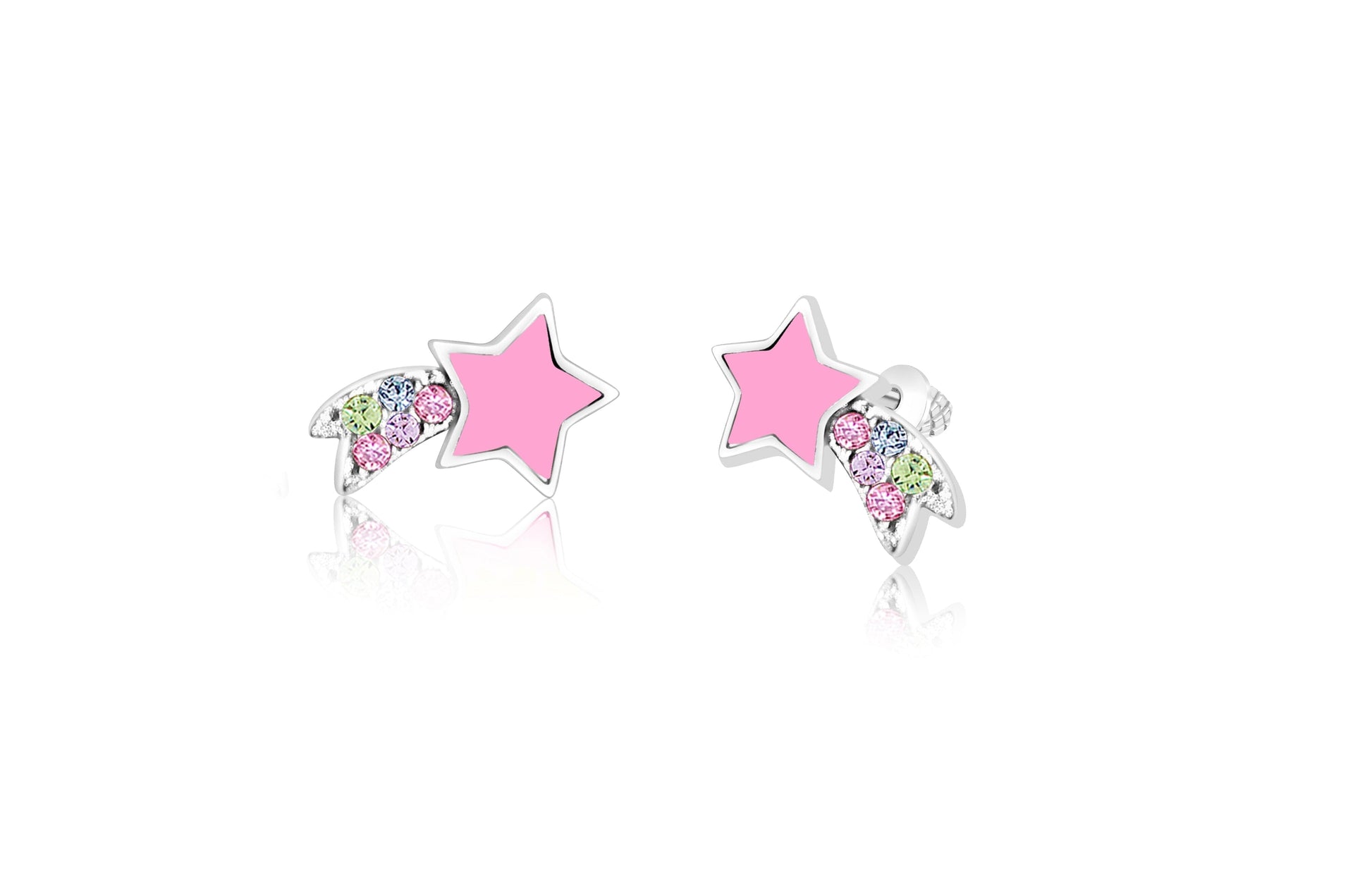  fun star earrings with gems