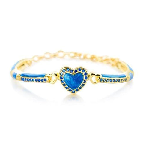 14K Gold Heart Adjustable Cord Bracelet – bijoux18