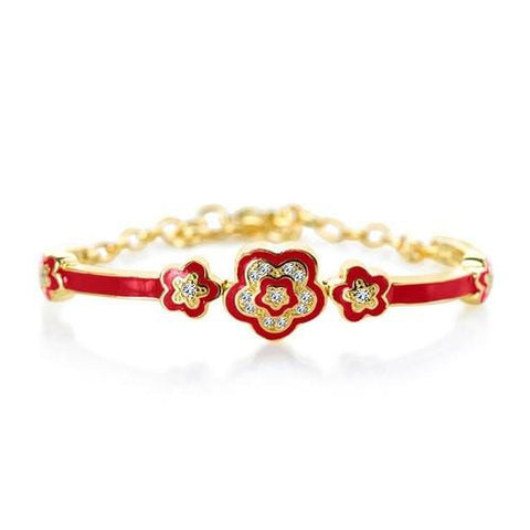Buy this stunning girl’s Flower Adjustable Bangle from Chanteur