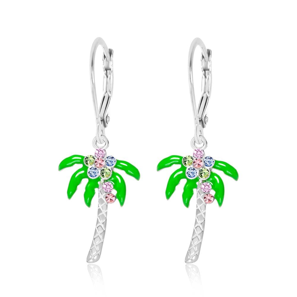 giraffe crystal earring 