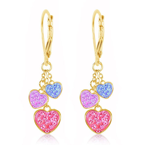These beautiful multi colored earrings from Chanteur shine, adding that perfect sparkle.