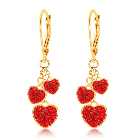 Buy this stunning girl’s heart crystal earring  from Chanteur