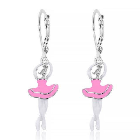 Buy this stunning girl’s ballerina leverback earring from Chanteur