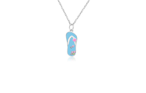 Buy this stunning girl’s flip flop crystal pendant from Chanteur