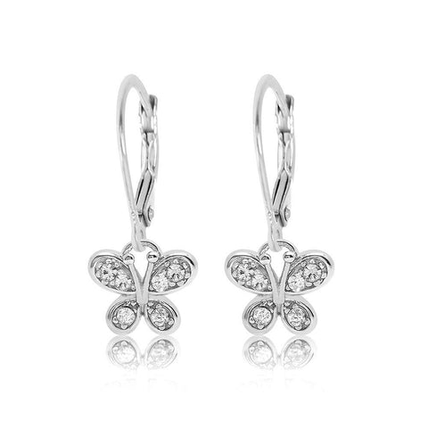 Buy this stunning girl’s Butterfly Crystal earring from Chanteur