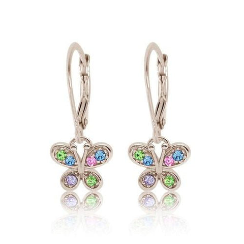 Buy this stunning girl’s butterfly crystal earring from Chanteur