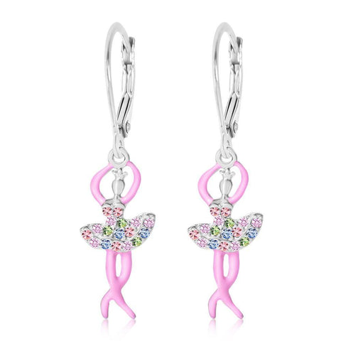Buy this stunning girl’s ballerina crystal earring from Chanteur