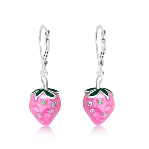 Buy this stunning girl’s strawberry earring from Chanteur