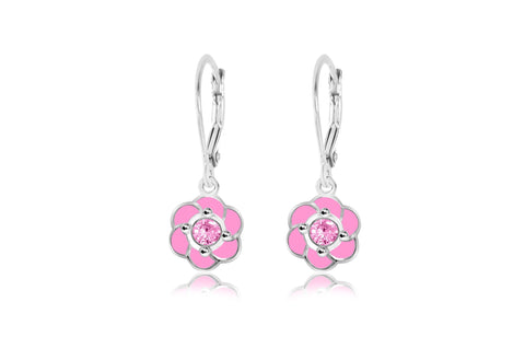 Buy this stunning girl’s flower crystal earring from Chanteur