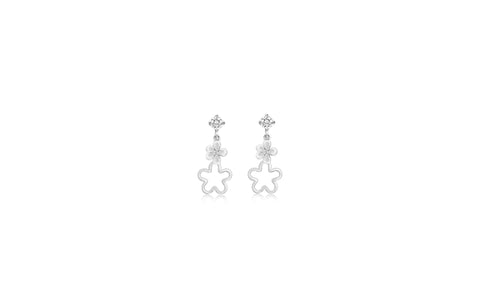 Buy this stunning girl’s flower crystal earring from Chanteur