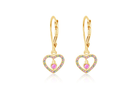 Buy this stunning girl’s heart crystal earring from Chanteur