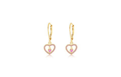 Buy this stunning girl’s heart crystal earring from Chanteur