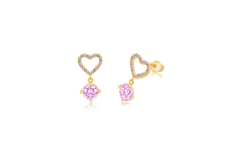 Buy this stunning girl’s heart crystal earring from Chanteur