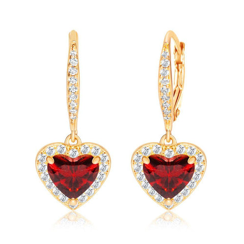 Buy this stunning girl’s heart crystal earring from Chanteur