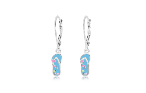 Buy this stunning girl’s Flip flop crystal earring from Chanteur