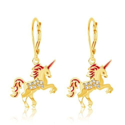 Buy this stunning girl’s Unicorn Crystal Earring from Chanteur