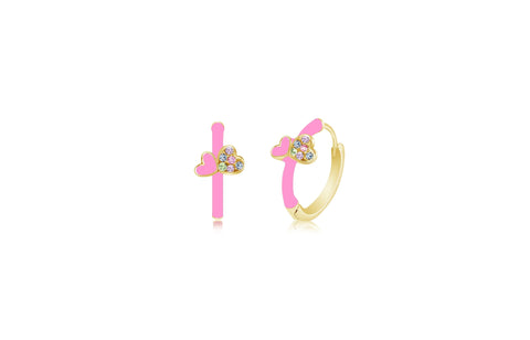 Buy this stunning girl’s heart crystal earring from Chanteur
