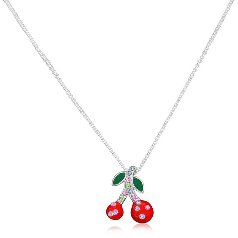 Buy this stunning girl’s cherry crystal pendant from Chanteur