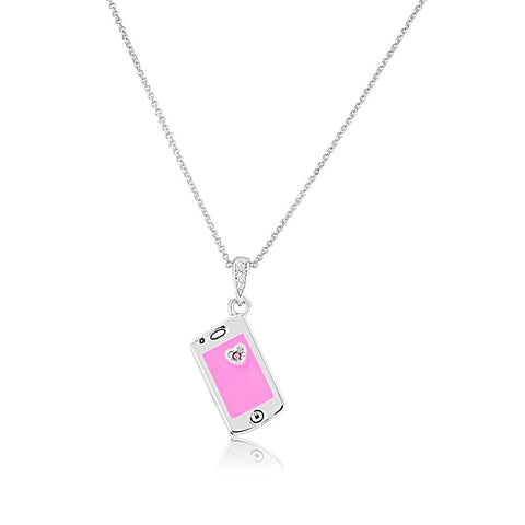 Buy this stunning girl’s mobile necklace crystal necklace from Chanteur