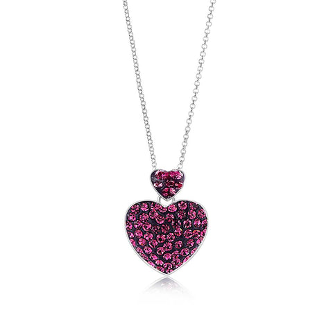 Buy this stunning girl’s heart crystal pendant from Chanteur