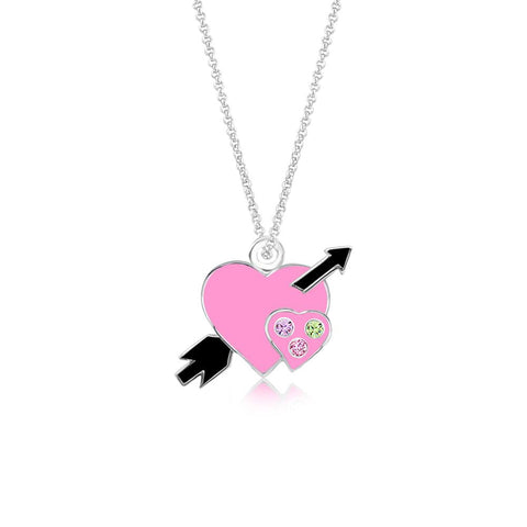 Buy this stunning girl’s heart arrow pendant from Chanteur