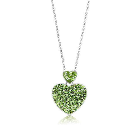 Buy this stunning girl’s heart crystal pendant from Chanteur