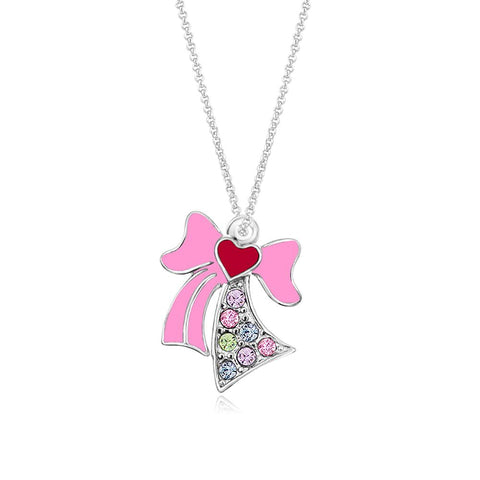 Buy this stunning girl’s ribbon crystal pendant from Chanteur