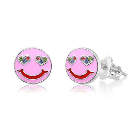 Buy this stunning girl’s emoji crystal earring from Chanteur